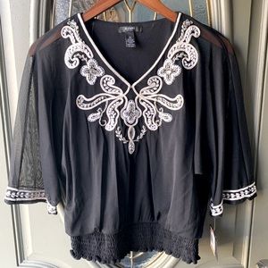 Beaded Petite Alfani Blouse